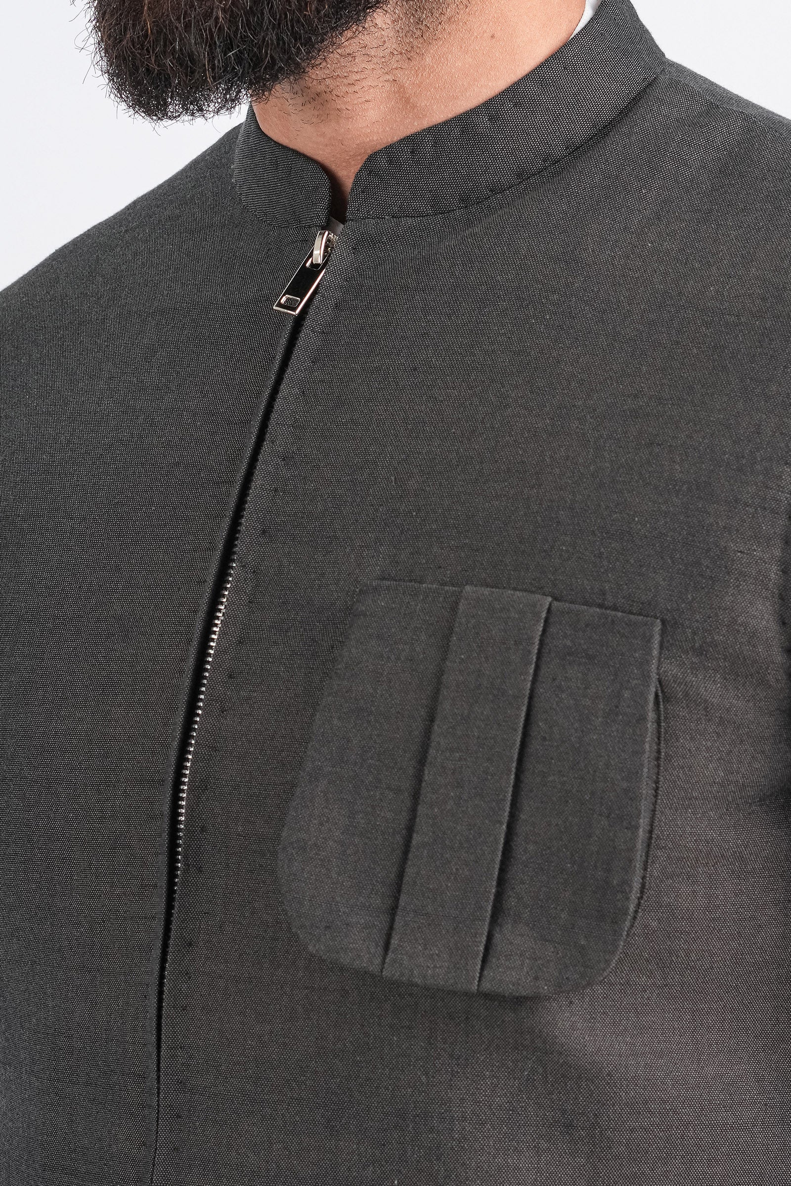 HANDLOOMED-WAISTCOAT-GREEN - shop at Bareezeman