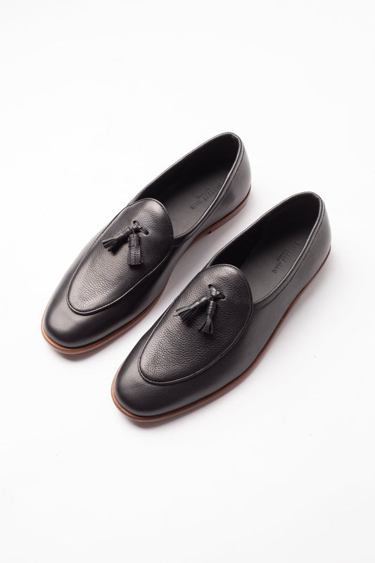 BELGIAN-LOAFER-BLACK - shop at Bareezeman