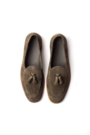 BELGIAN-LOAFER-OLIVE - shop at Bareezeman