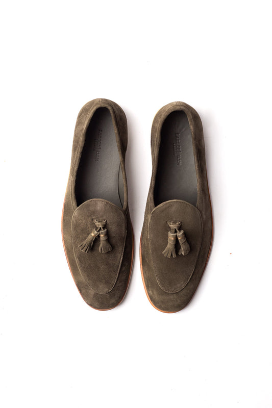 BELGIAN-LOAFER-OLIVE - shop at Bareezeman