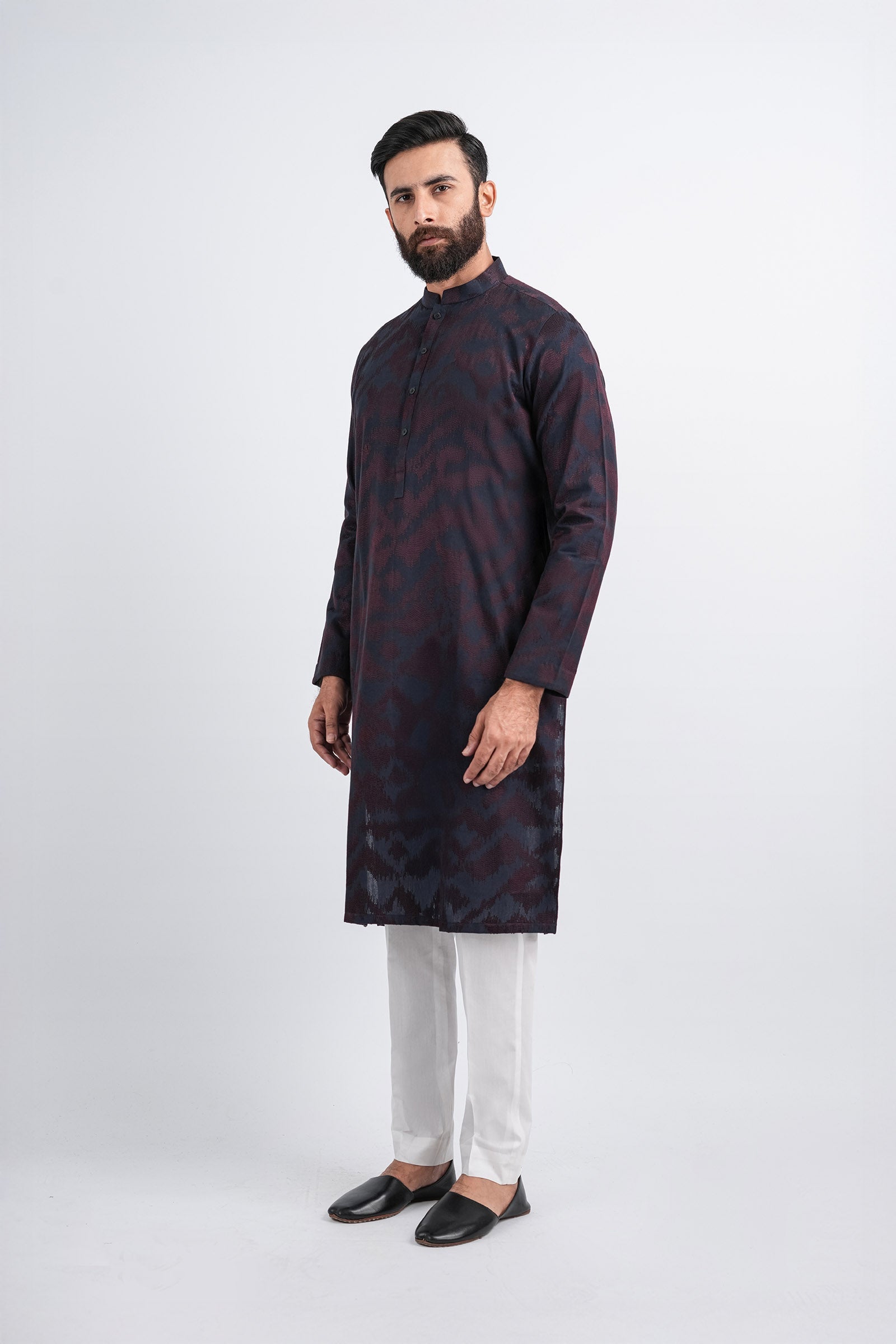 EMBROIDERED-KURTA-NAVY-BLU