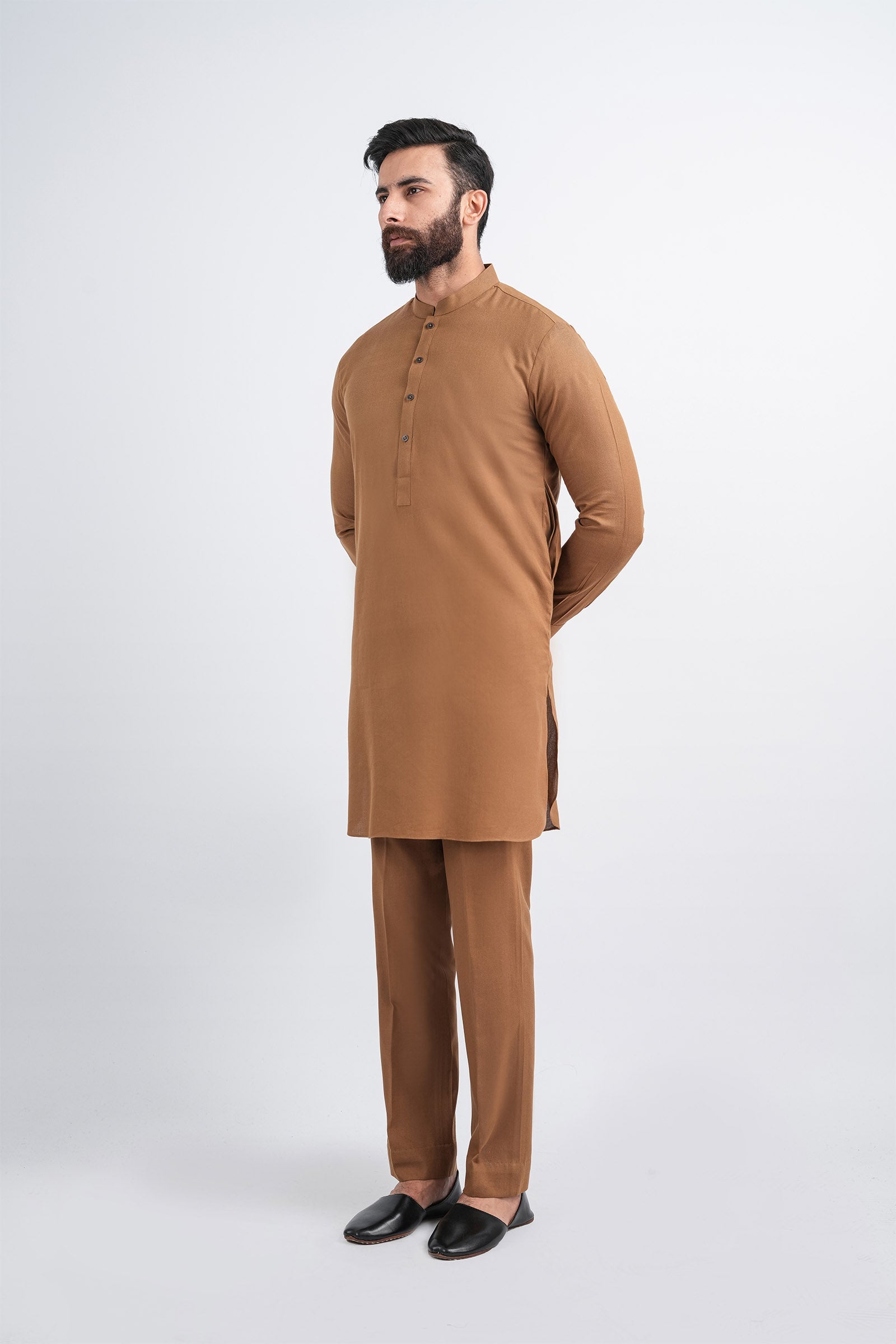 KURTA-TROUSER-MUSTARD
