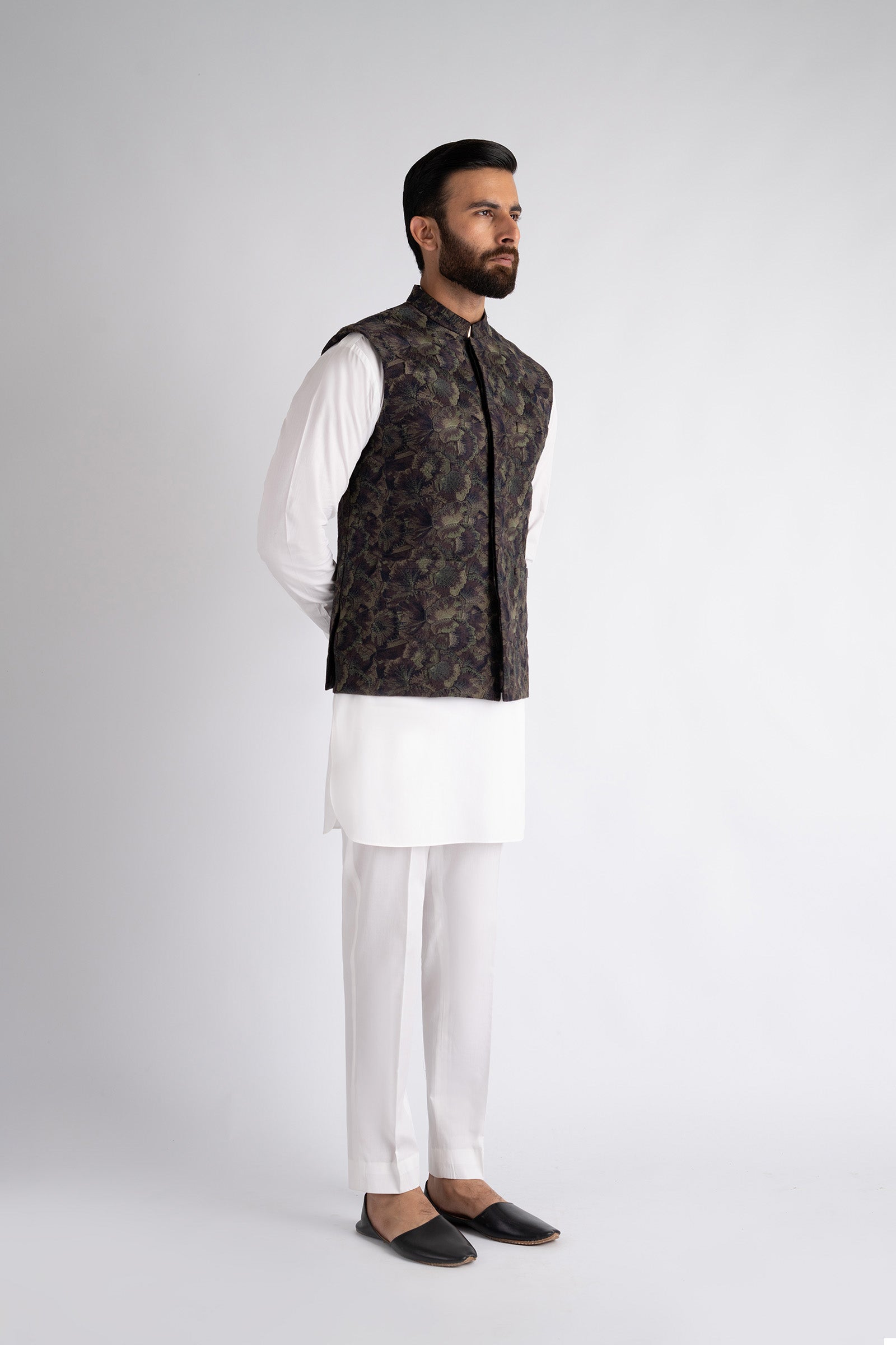 EMBROIDERED-WAISTCOAT-MULTI - shop at Bareezeman