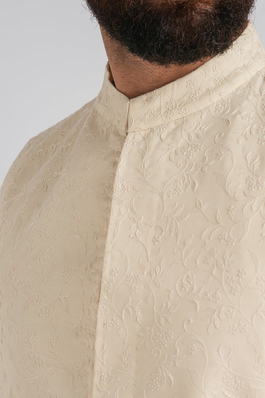 EMBROIDERED-WAISTCOAT-O-WHITE WAISTCOATS