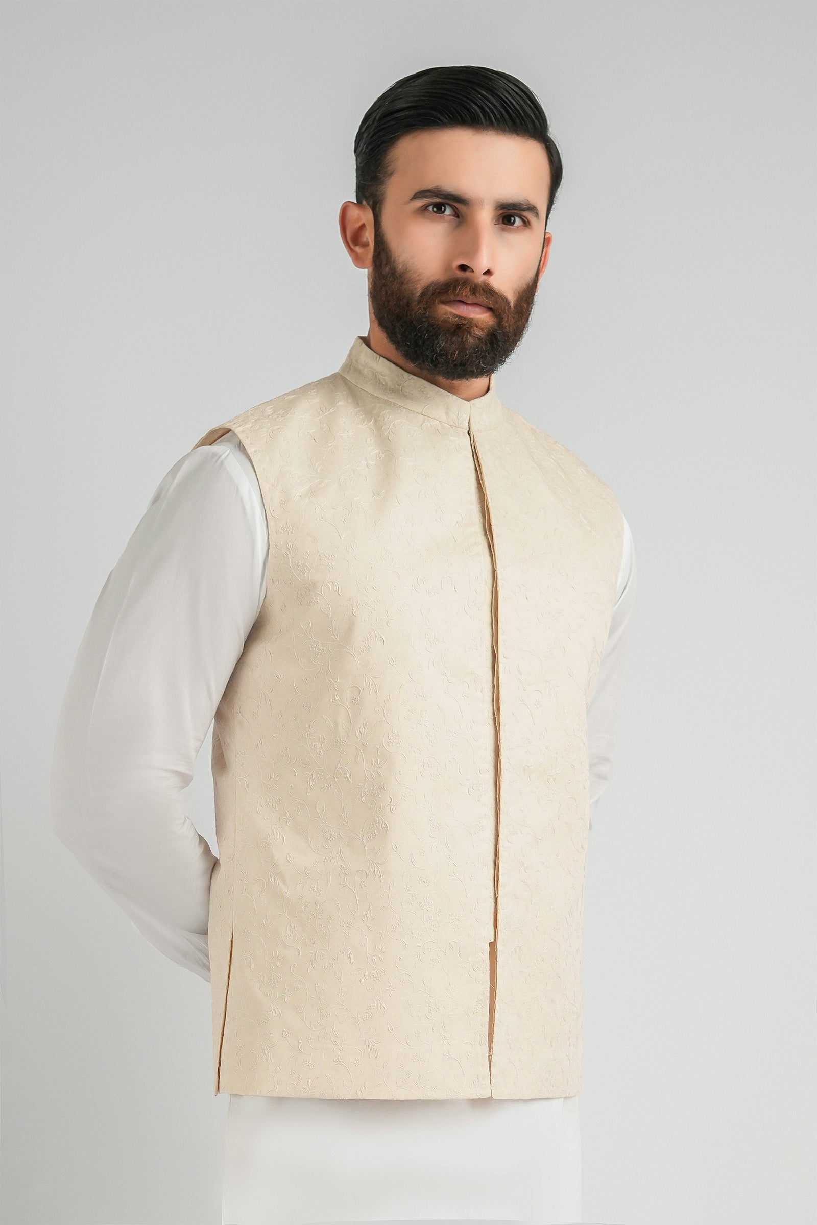 EMBROIDERED-WAISTCOAT-O-WHITE WAISTCOATS