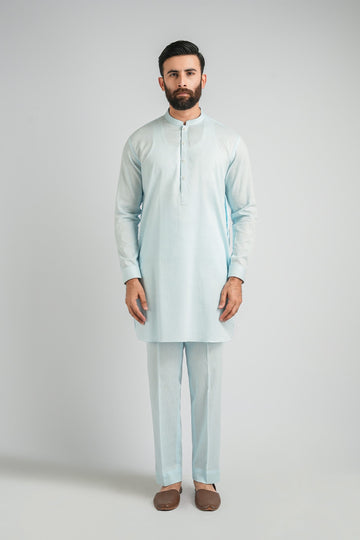 KURTA-TROUSER-L-BLUE