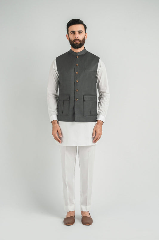 WAISTCOAT-D-GREY WAISTCOATS