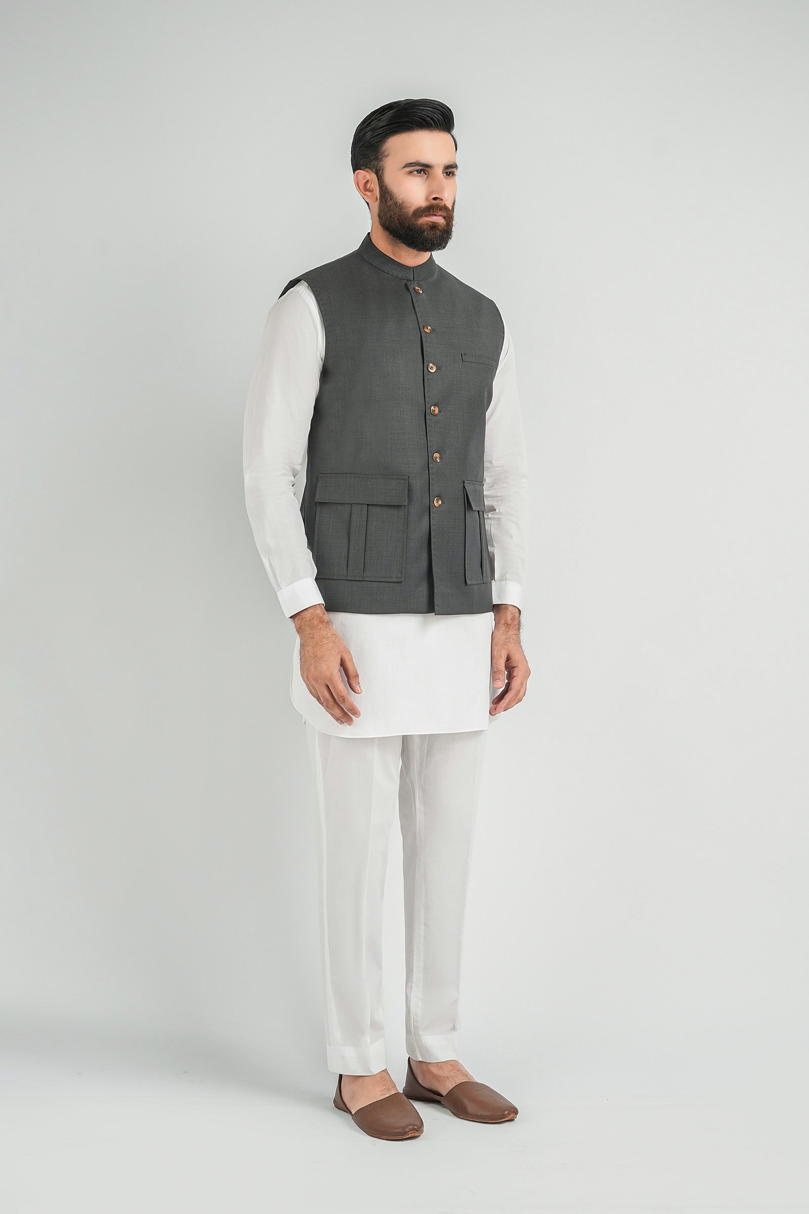 WAISTCOAT-D-GREY WAISTCOATS