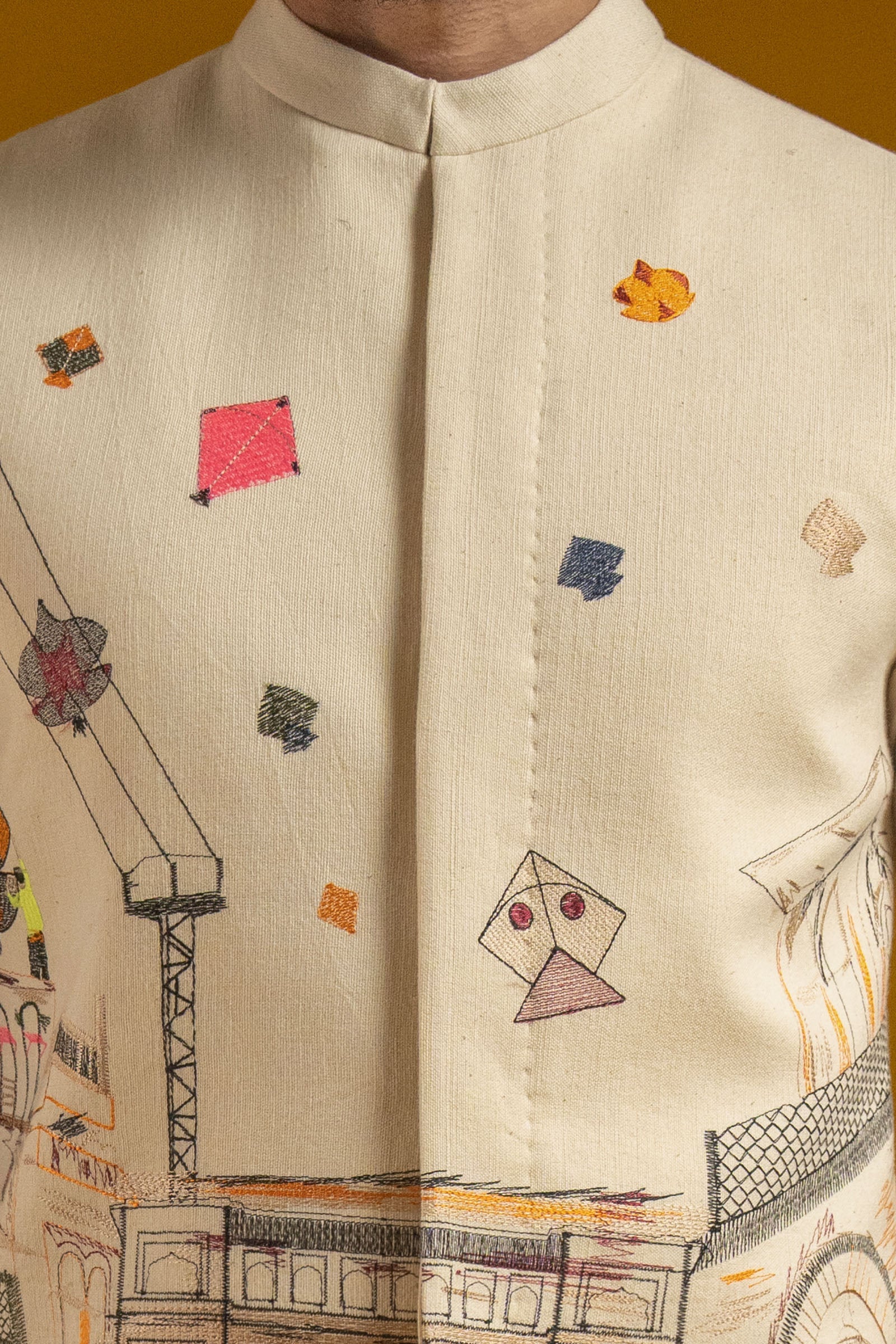 HANDLOOMED-WAISTCOAT-OFF-WHITE