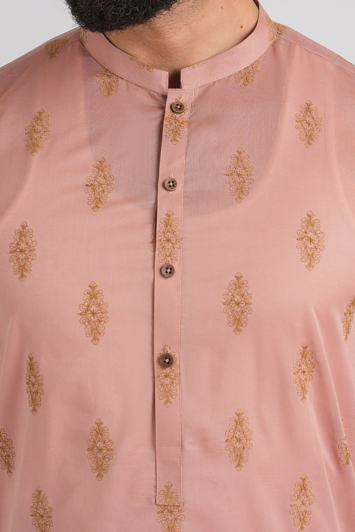EMBROIDERED-KURTA-TROUSER-PINK KURTA TROUSER