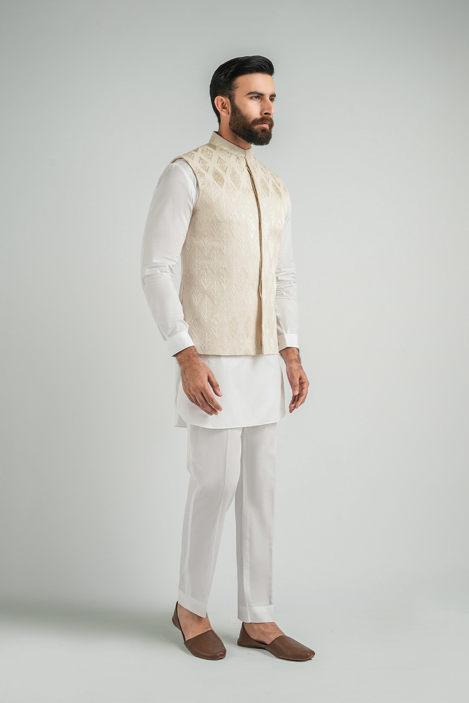 EMBROIDERED-WAISTCOAT-O-WHITE WAISTCOATS