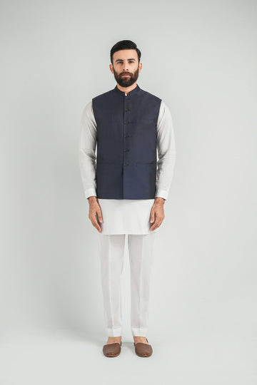 HANDLOOMED-WAISTCOAT-BLUE WAISTCOATS