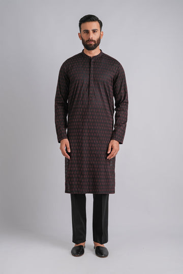 Intl-Embroidered-Kurta-Trouser-Black