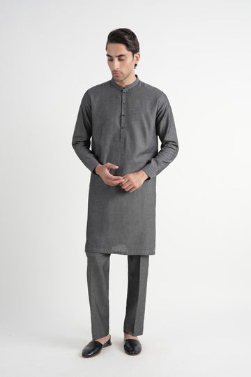 INT-Dobby CottonTrouser Black