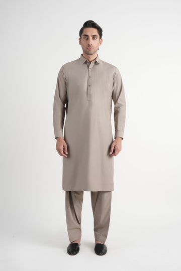 INT-Tropical  Shalwar Kameez Beige
