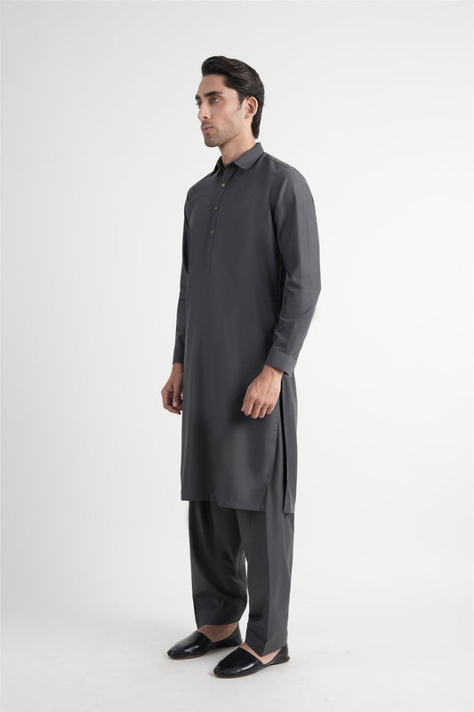 INT-Tropical  Shalwar Kameez Grey