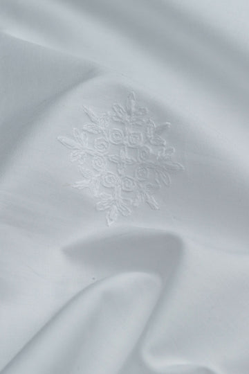 INT-Embroidered White