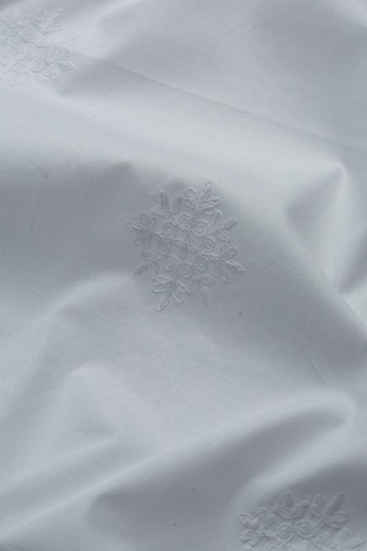 INT-Embroidered White