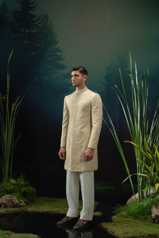 SHERWANI-ARTICLE # 401 - shop at Bareezeman