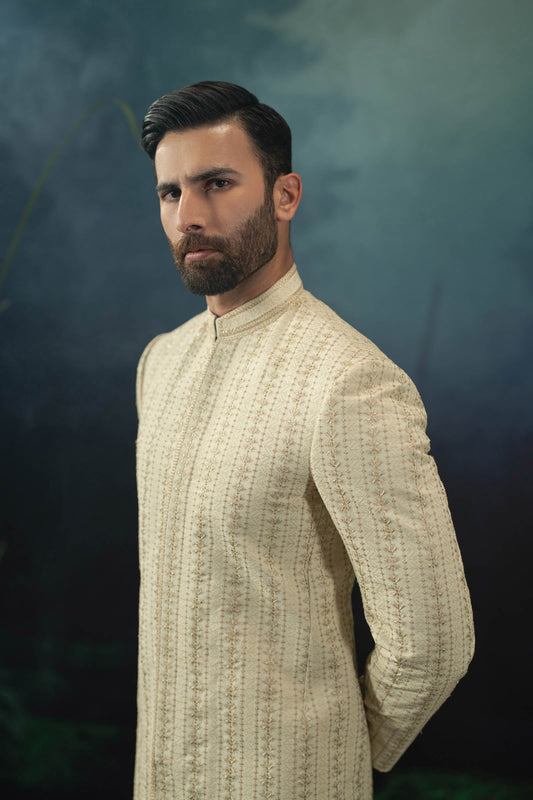 SHERWANI-ARTICLE # 402 - shop at Bareezeman