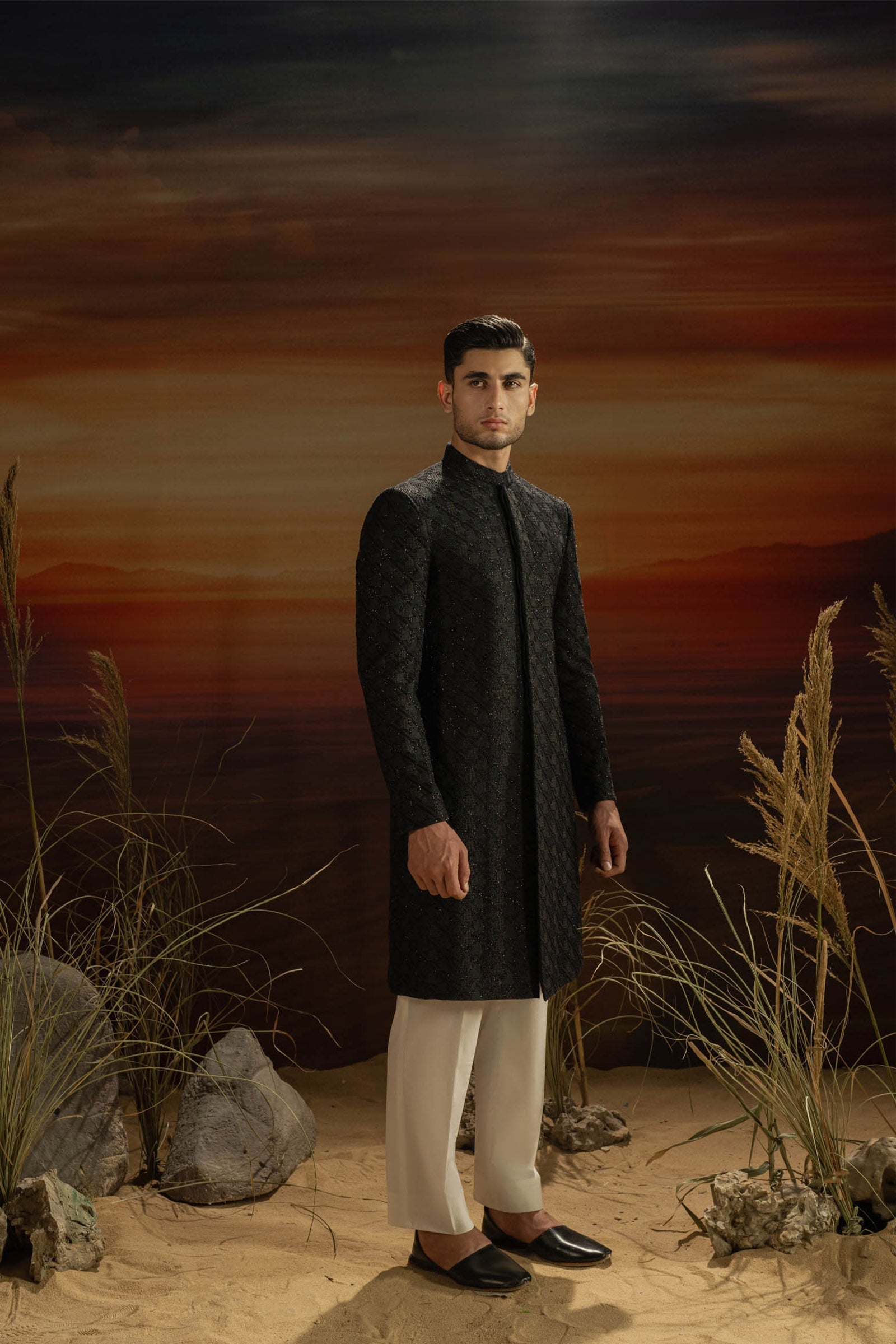 SHERWANI-ARTICLE # 404 - shop at Bareezeman