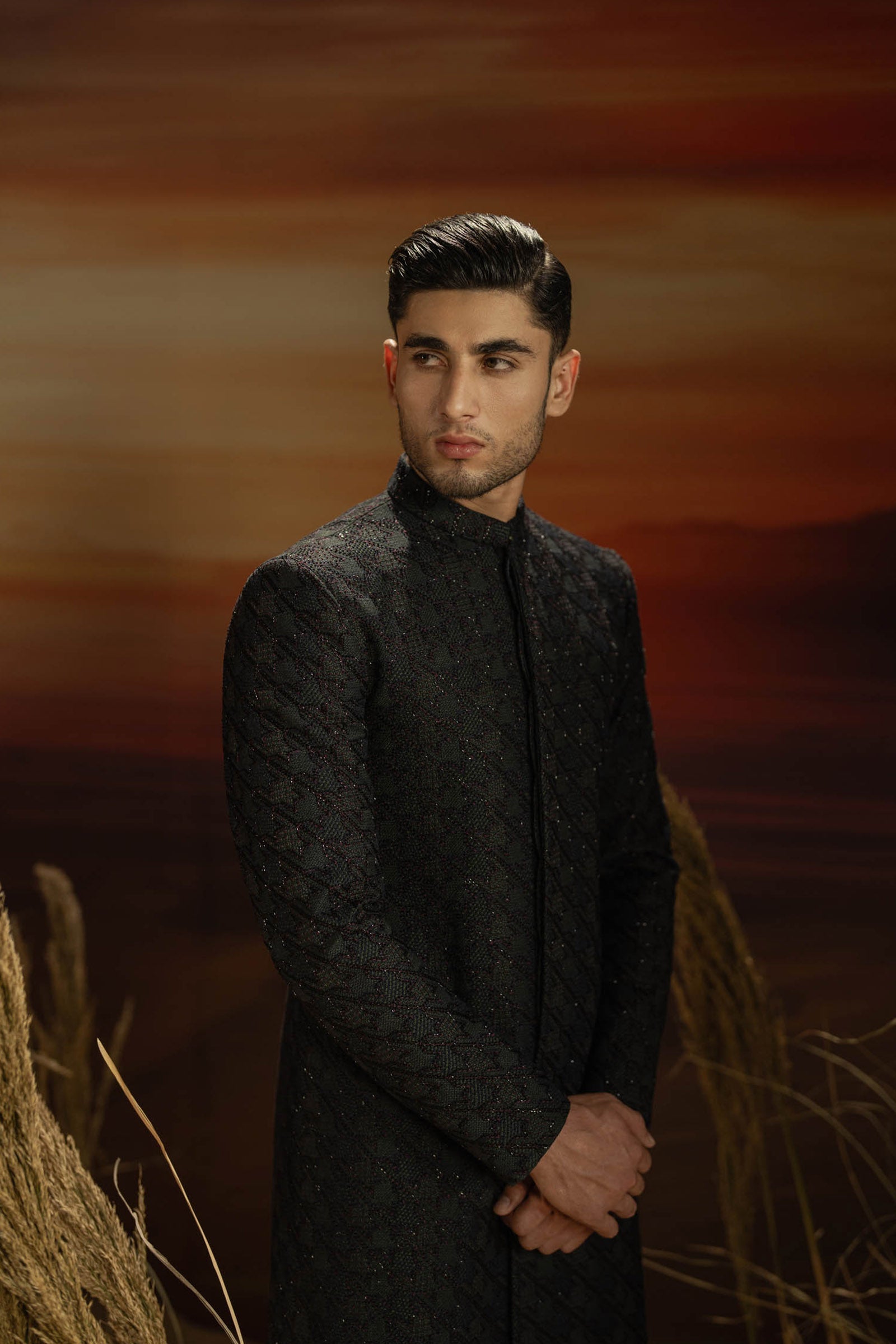 SHERWANI-ARTICLE # 404 - shop at Bareezeman