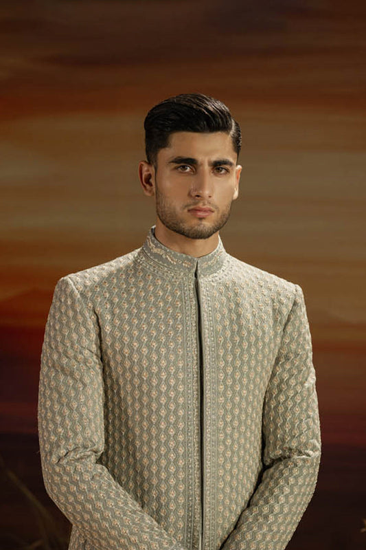 SHERWANI-ARTICLE # 409 - shop at Bareezeman