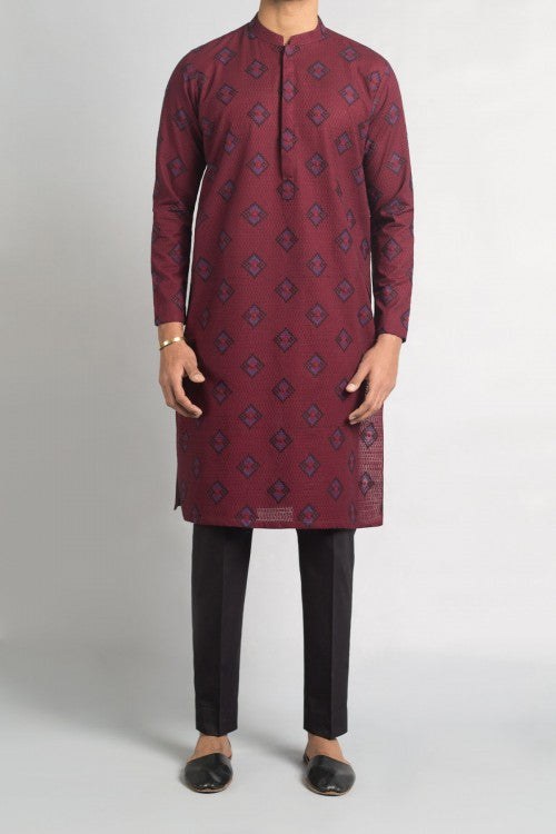 EMBROIDERED KURTA - shop at Bareezeman