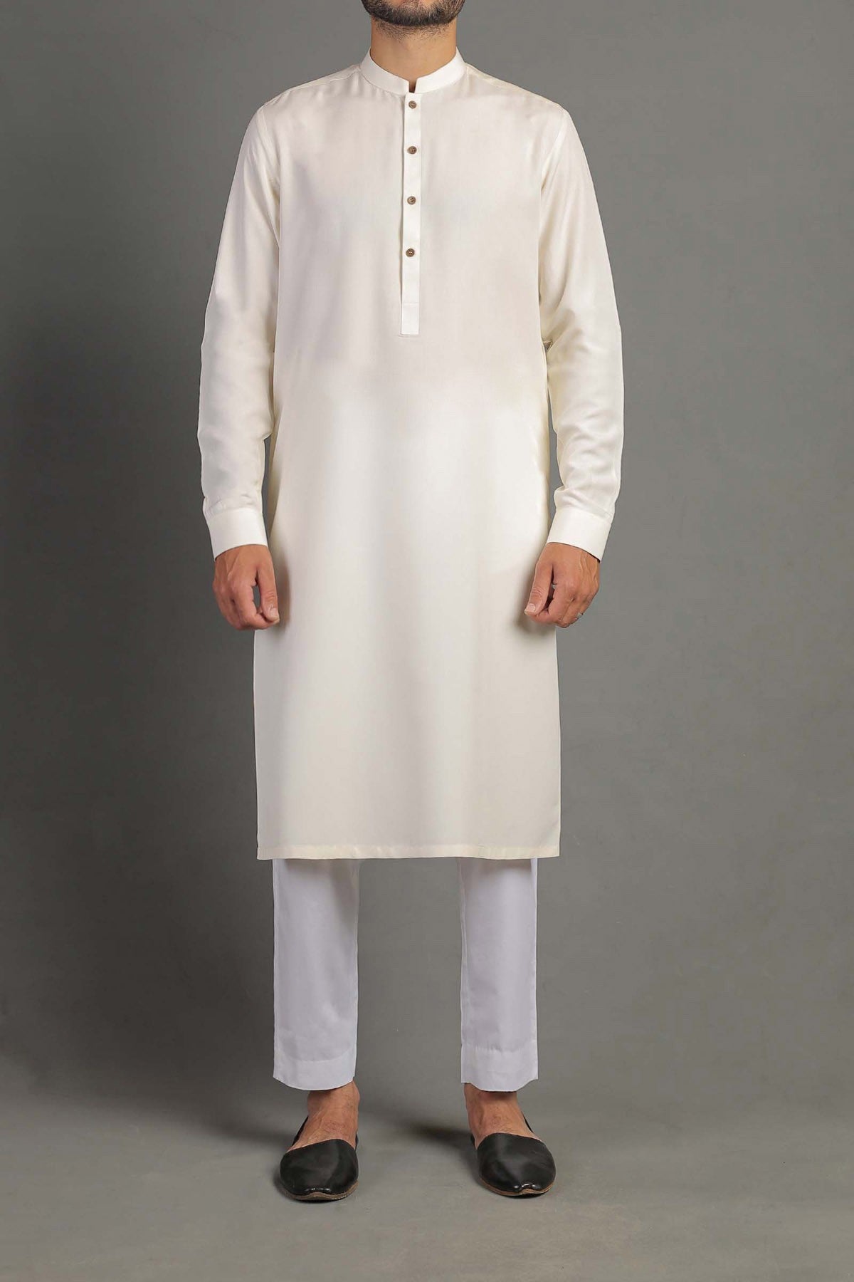 Boski Long Kurta - Off White