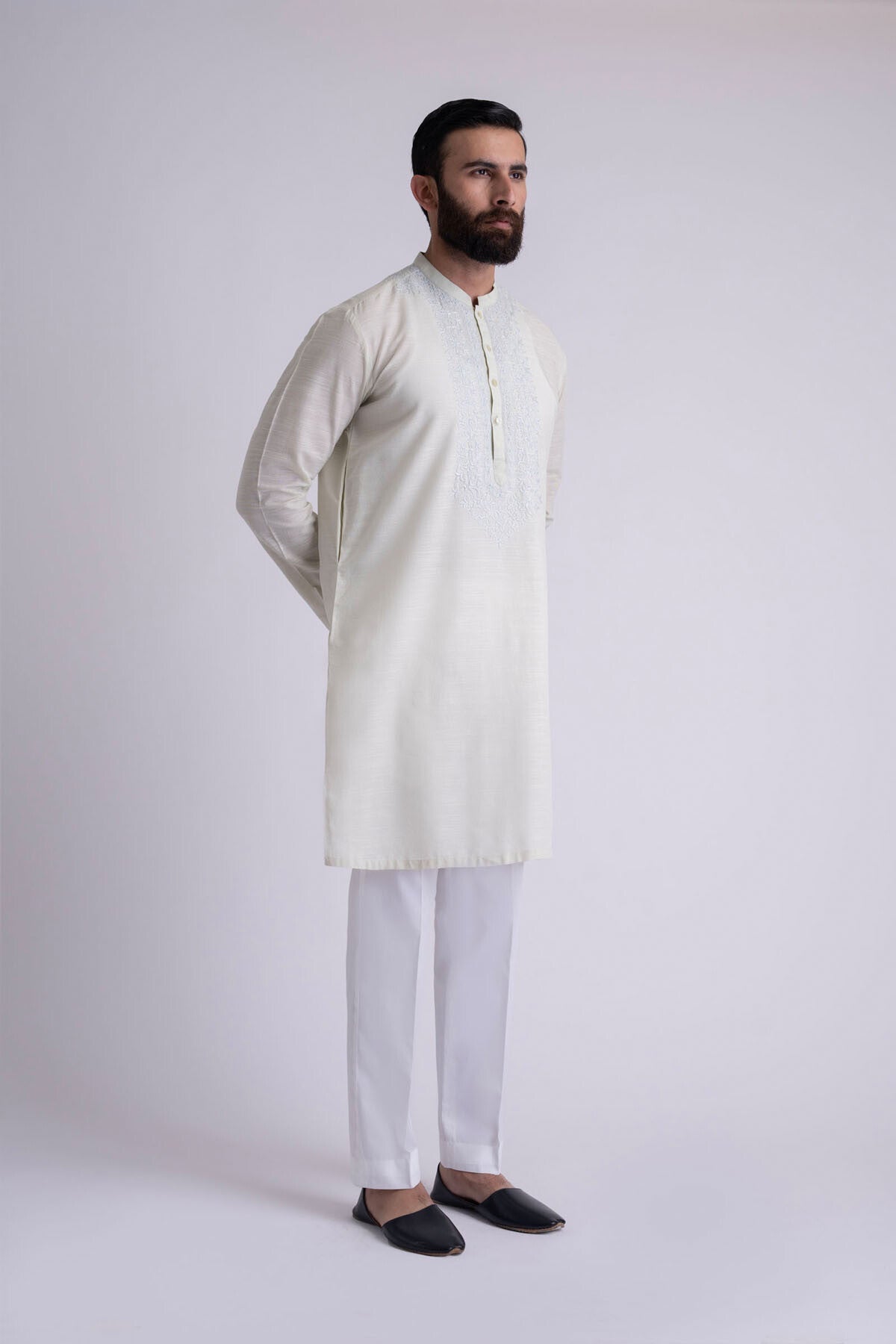 HANDMADE-KURTA-STONE - shop at Bareezeman