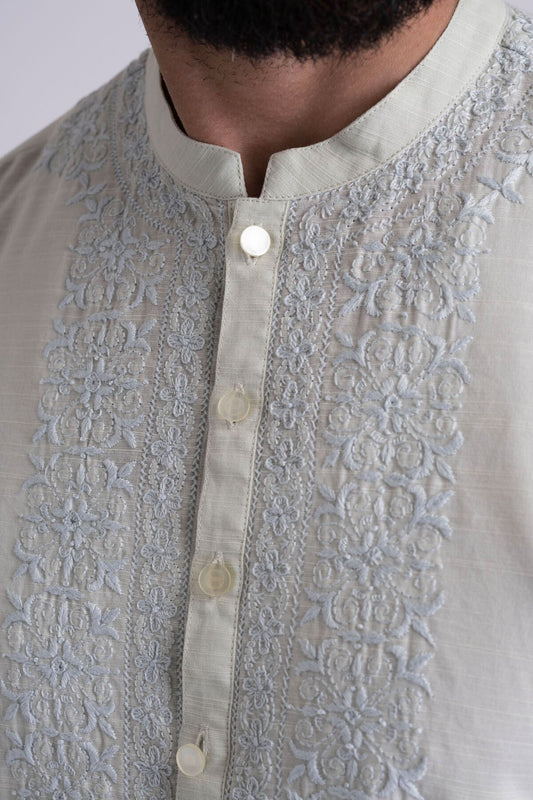 HANDMADE-KURTA-STONE - shop at Bareezeman
