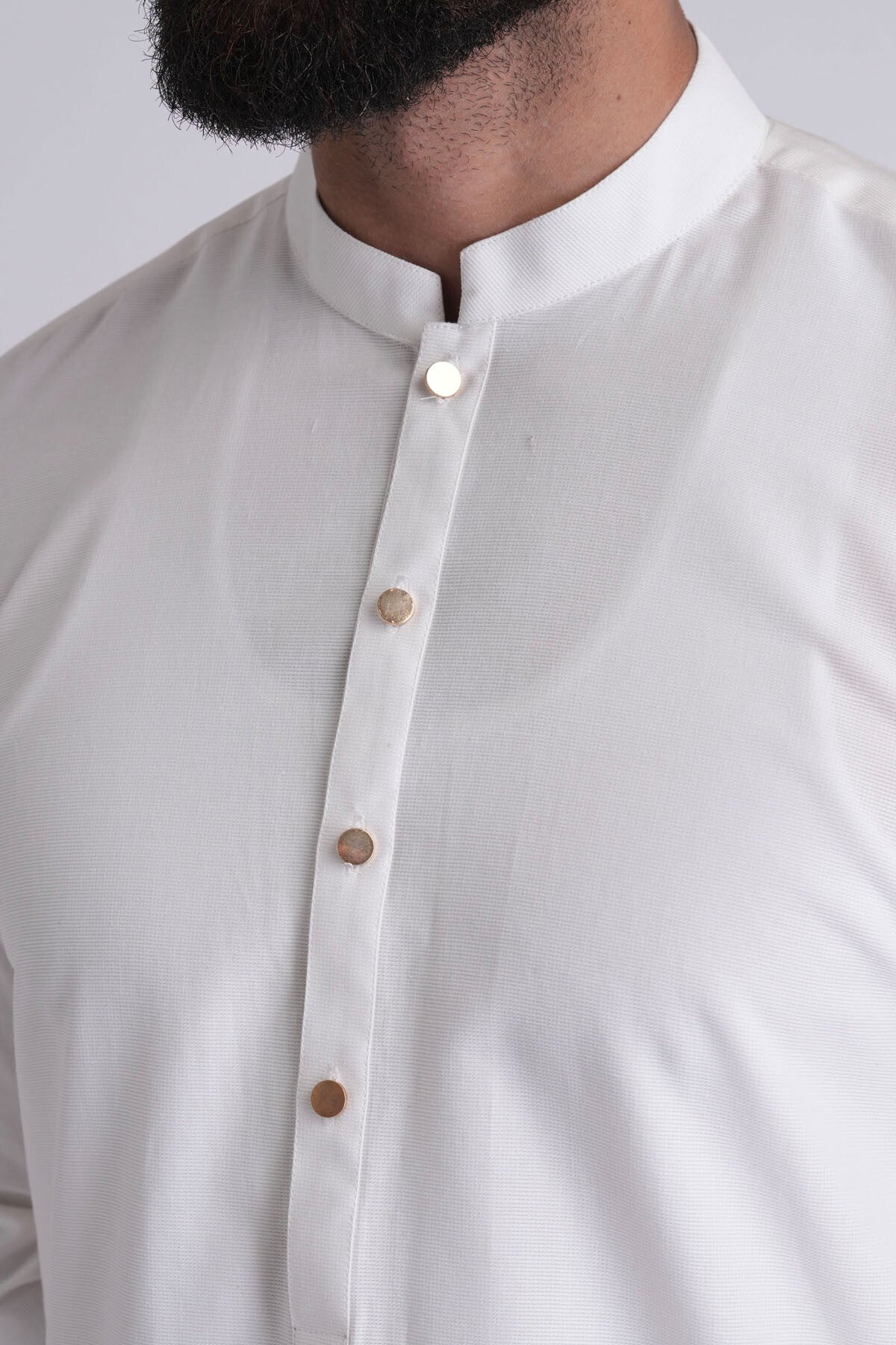 KURTA TROUSER-WHITE - shop at Bareezeman