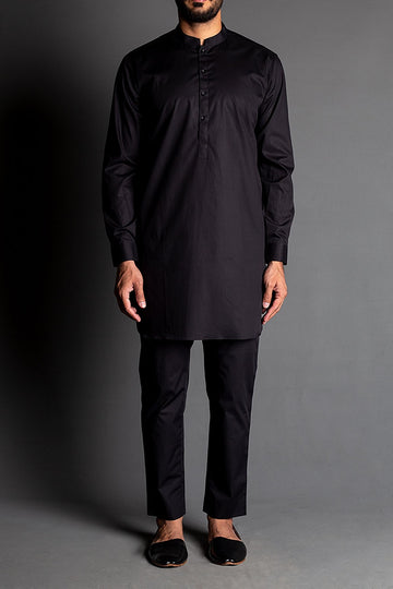 Kurta Trouser - Black