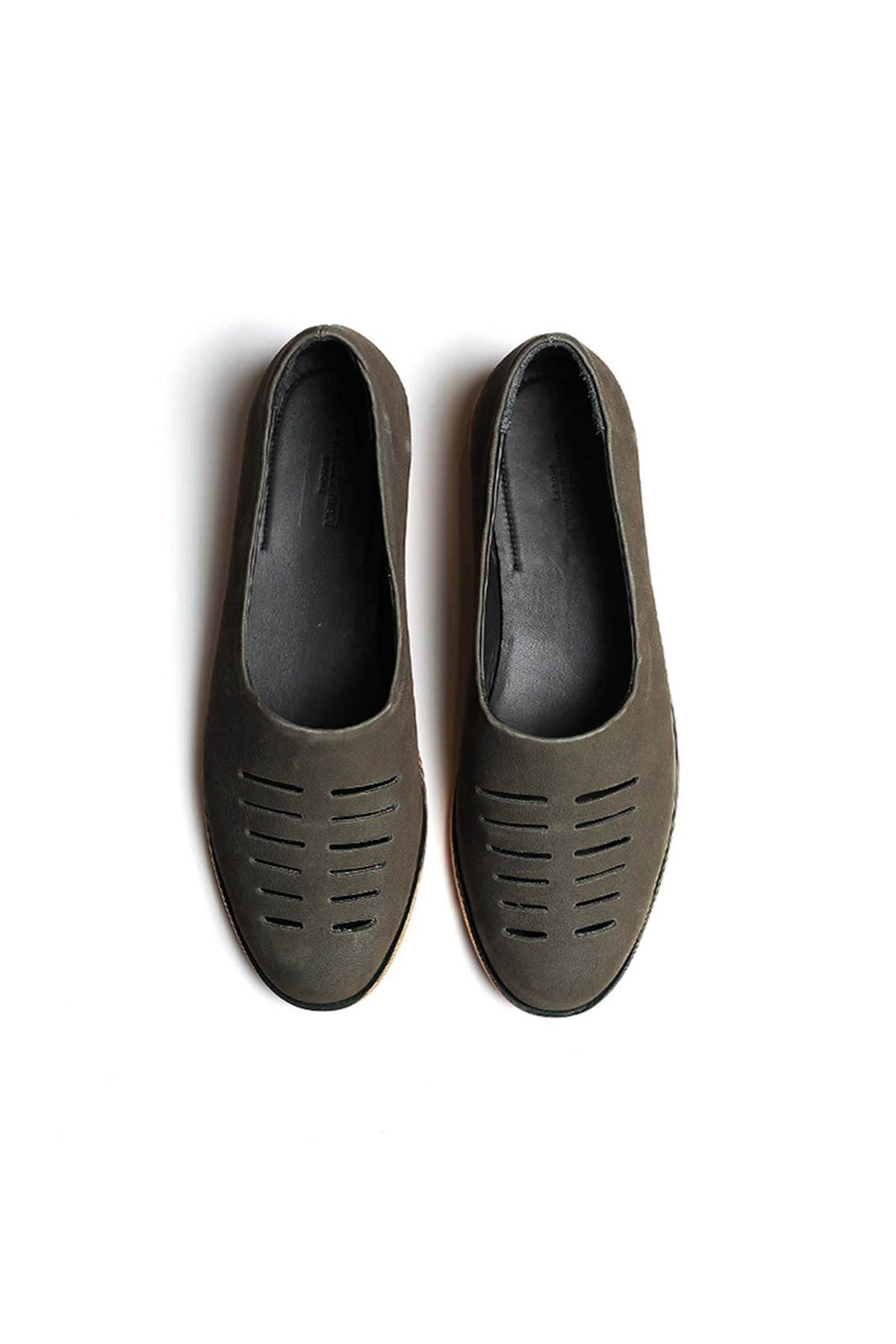 Slip-On Loafers - Olive