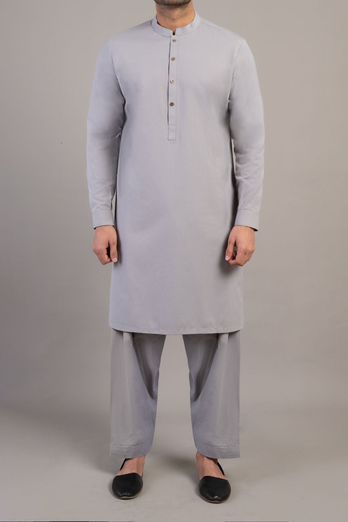 SHALWAR KAMEEZ-L-GREY - shop at Bareezeman