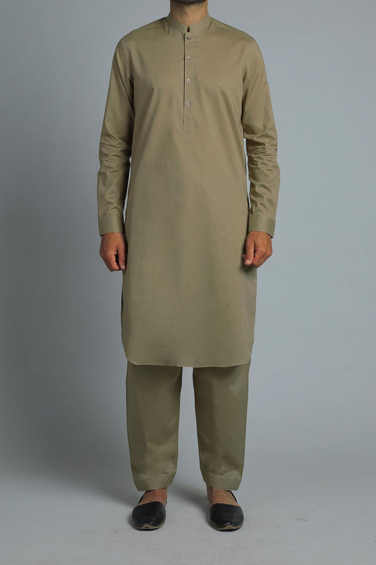 SHALWAR KAMEEZ D-BROWN - shop at Bareezeman