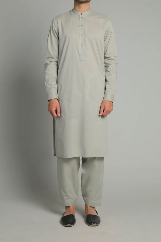 KURTA TROUSER SILVER