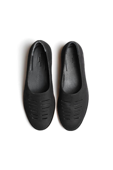 Slip-On Loafers - Black