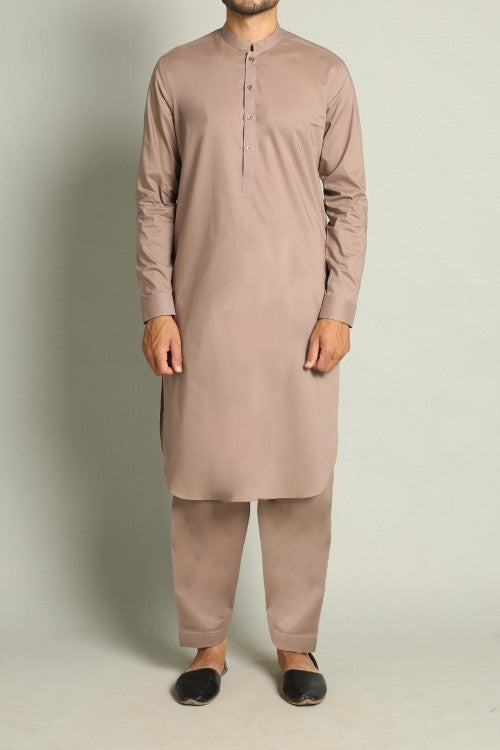 SHALWAR KAMEEZ-L-BROWN - shop at Bareezeman