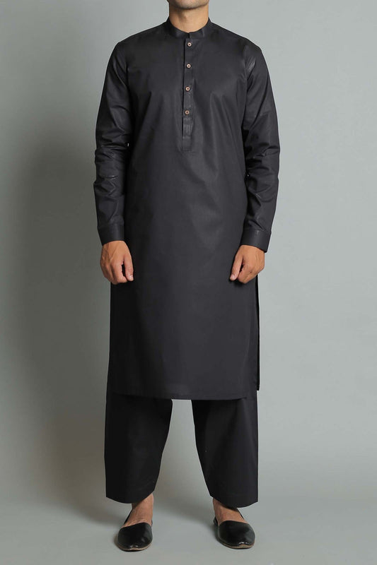 SHALWAR KAMEEZ COAL BLACK