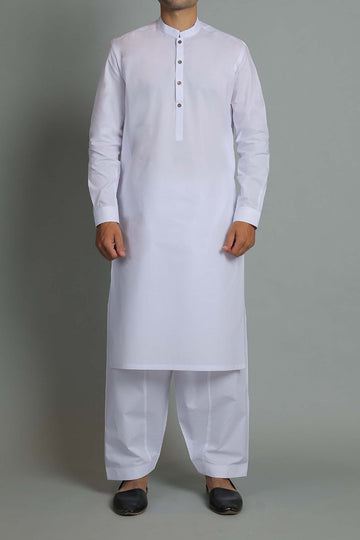 Shalwar Kameez - Pure White