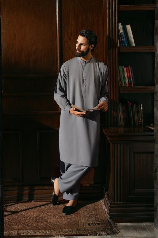 SHALWAR KAMEEZ-SLATE READY TO WEAR