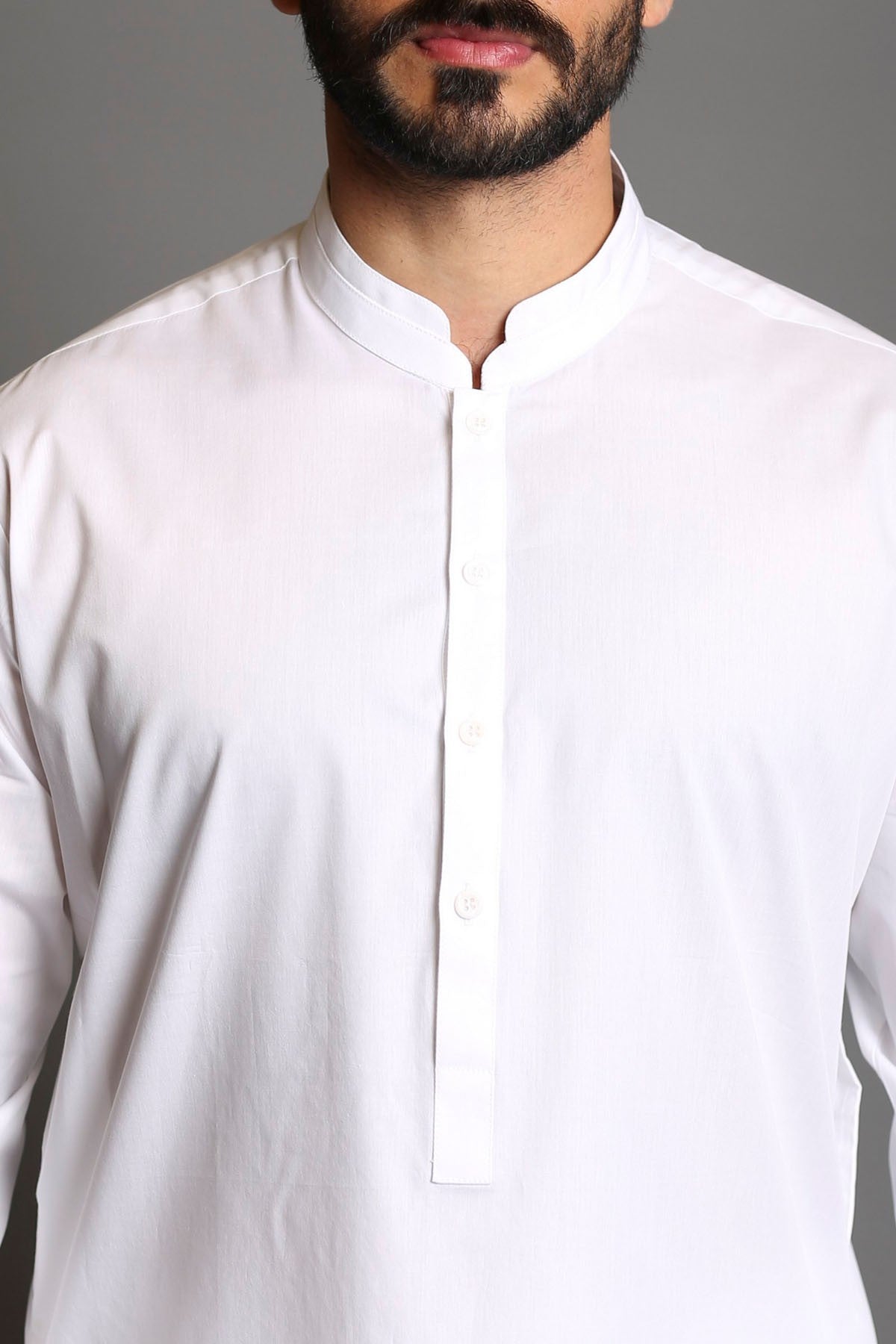 SHORT KURTA RDY WHITE