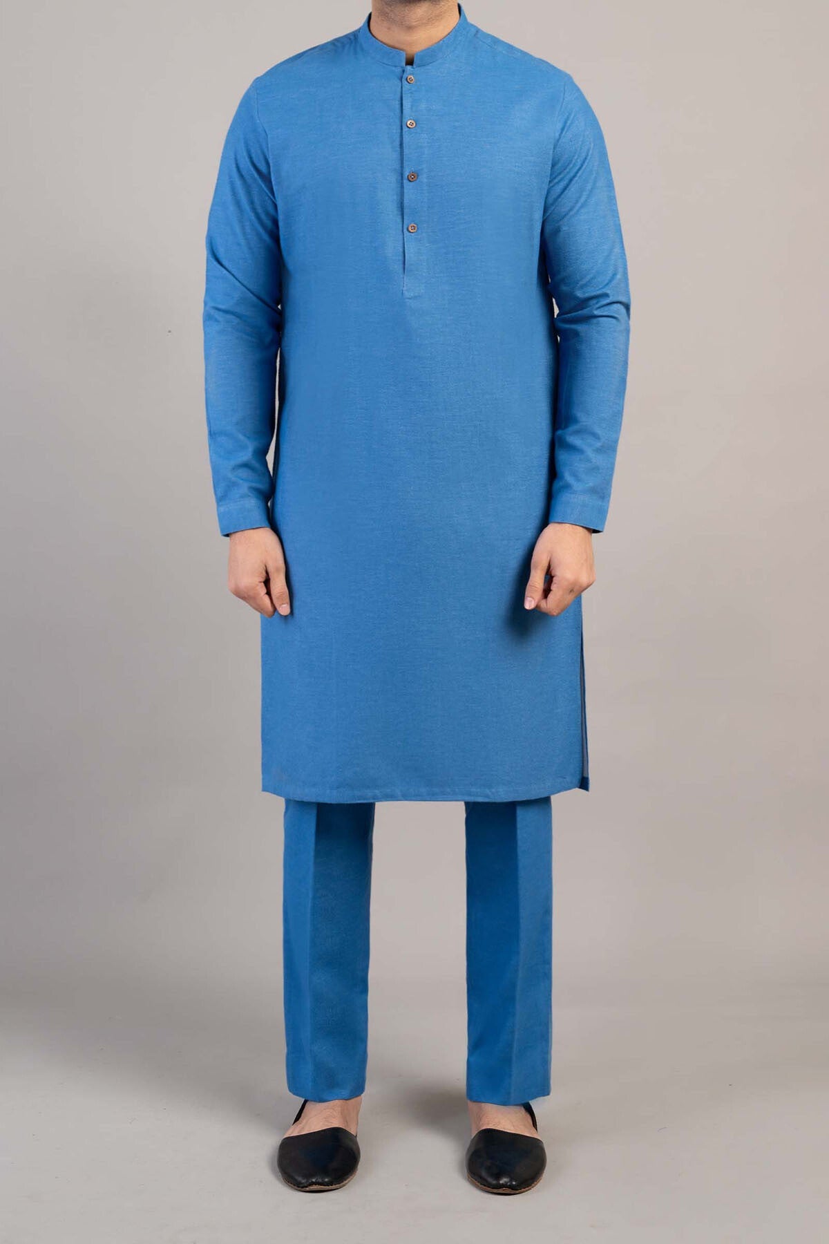 KURTA TROUSER L-BLUE - shop at Bareezeman